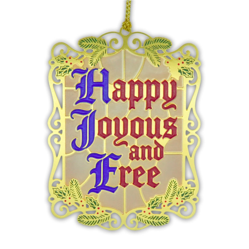 AA Slogan Stained Glass Ornaments | 4 Pack