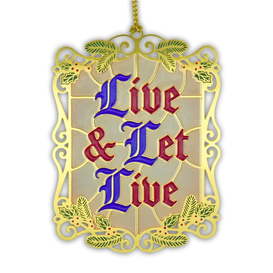 AA Slogan Stained Glass Ornaments | 4 Pack