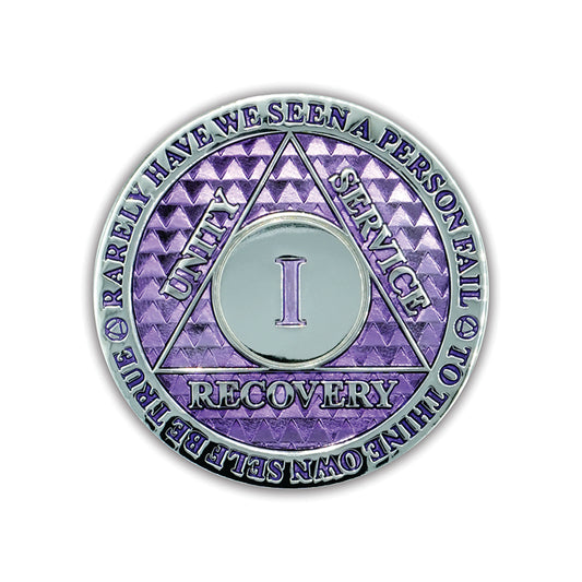 Lavender Legacy Triplate AA Chip — 1 Year
