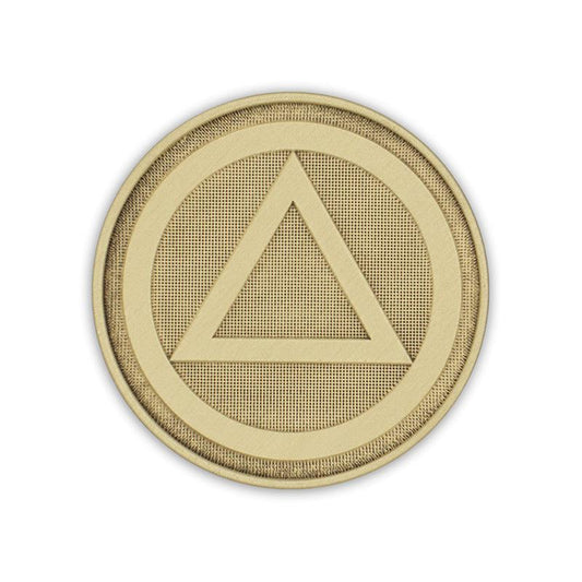 Circle Triangle Wendells Bronze Affirmation Medallions - The Token Shop