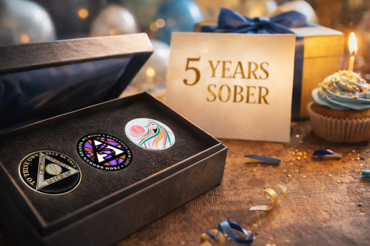 Marking 5 Years Sober: Tokens to Celebrate Your Journey
