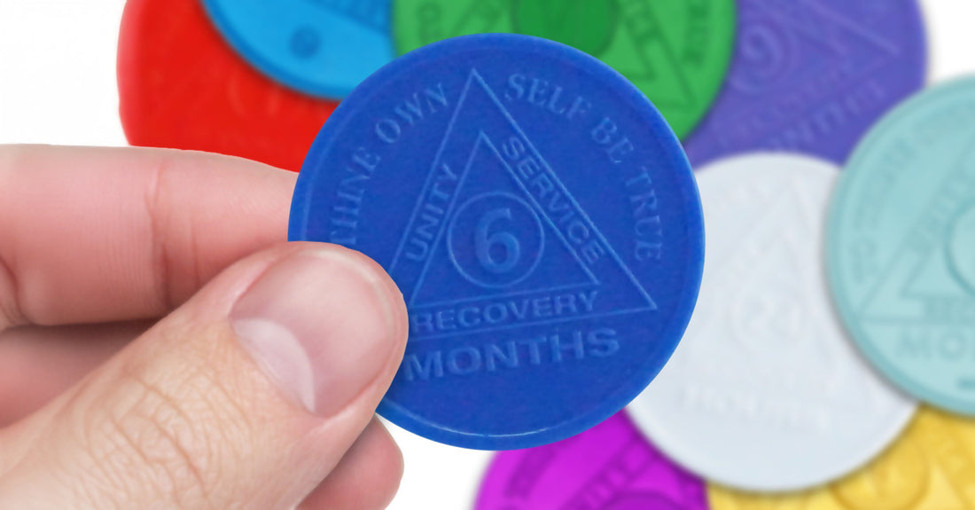 6-Month Sobriety Chip: A Milestone to Cherish
