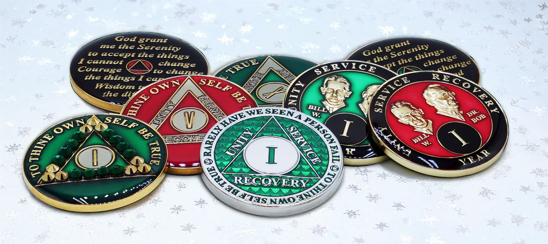 Discover Unique AA Medallions for Lifelong Sobriety Milestones