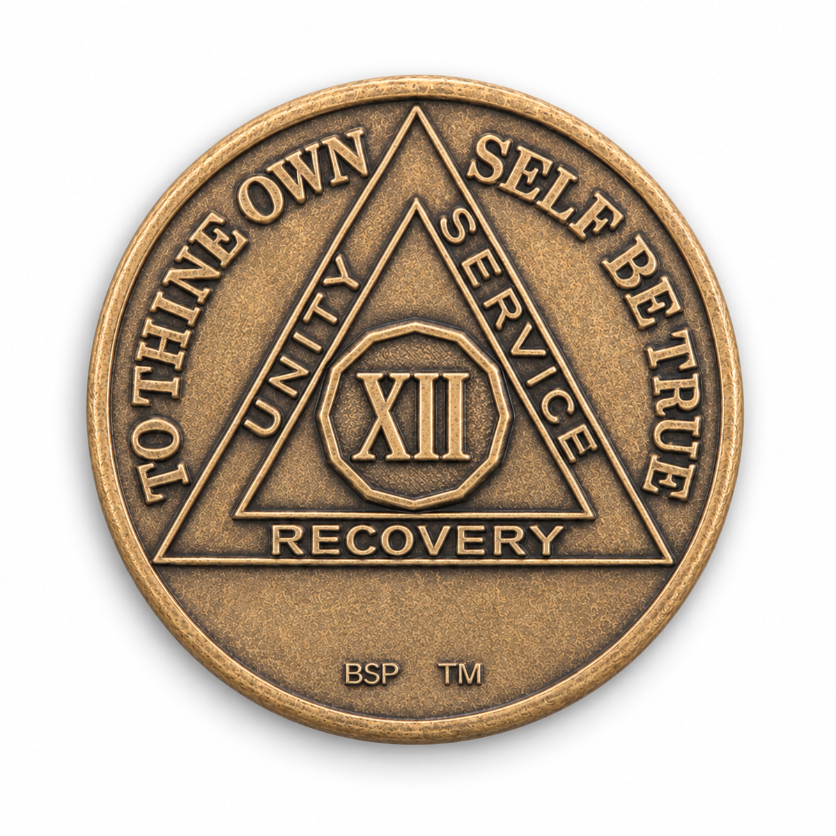BSP Bronze AA Token — 12 Years — Front