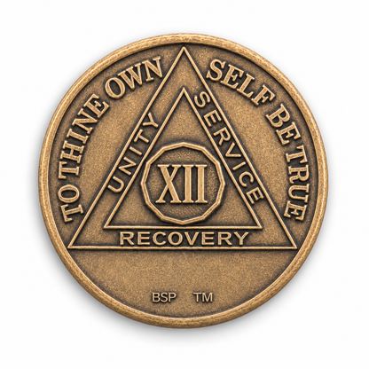 BSP Bronze AA Token — 12 Years — Front