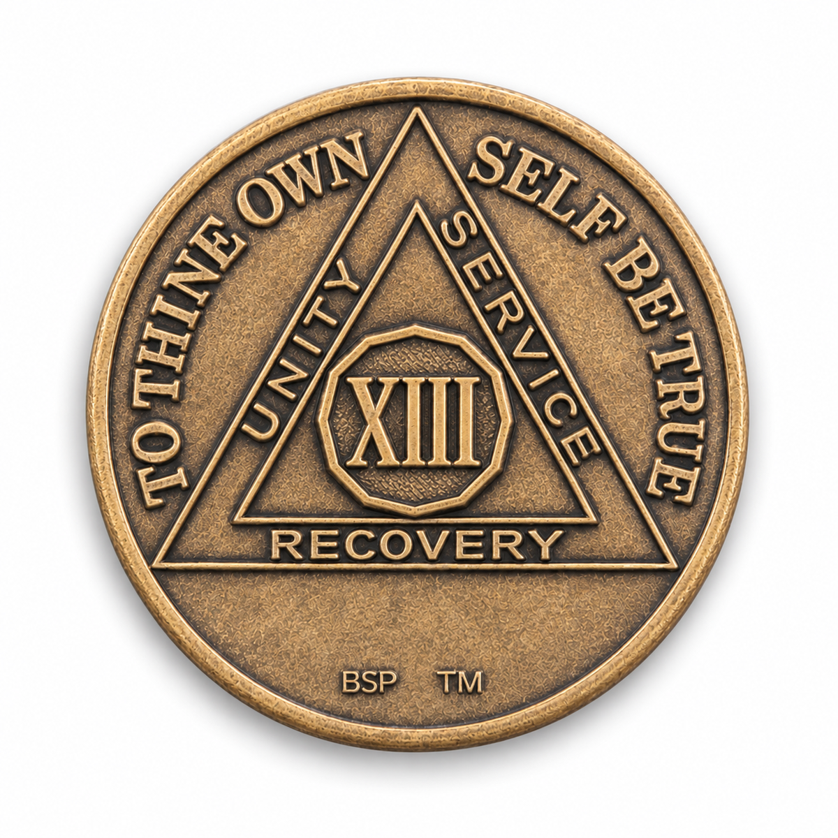 BSP Bronze AA Token — 13 Years — Front
