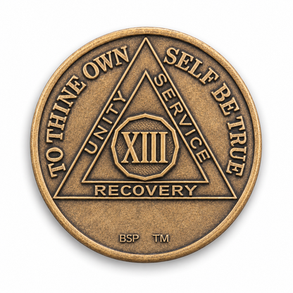 BSP Bronze AA Token — 13 Years — Front