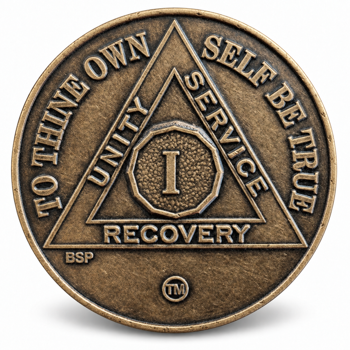BSP Bronze AA Token — 1 Year — Front