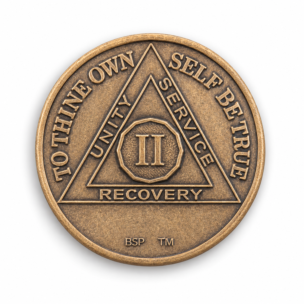 BSP Bronze AA Token — 2 Years — Front