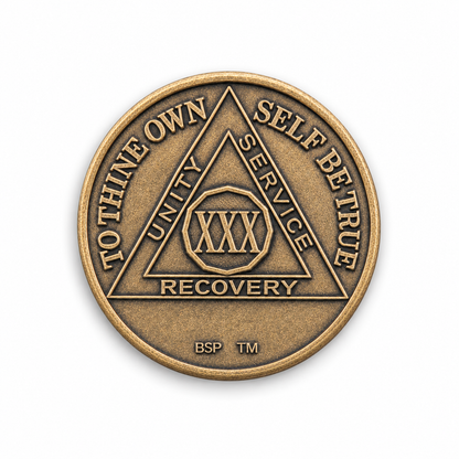 BSP Bronze AA Token — 30 Years — Front