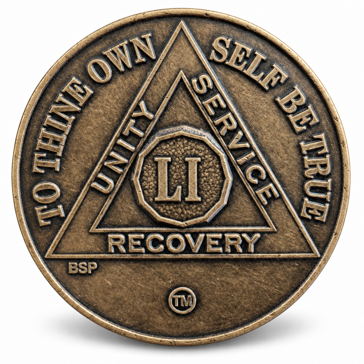 BSP Bronze AA Token — 51 Years — Front