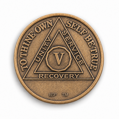 BSP Bronze AA Token — 5 Years — Front