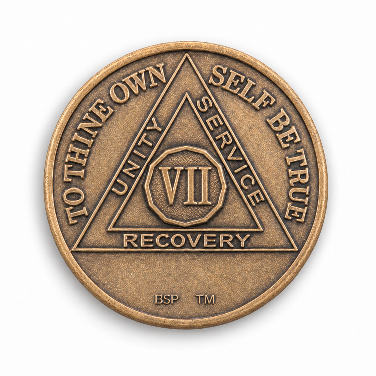 BSP Bronze AA Token — 7 Years — Front