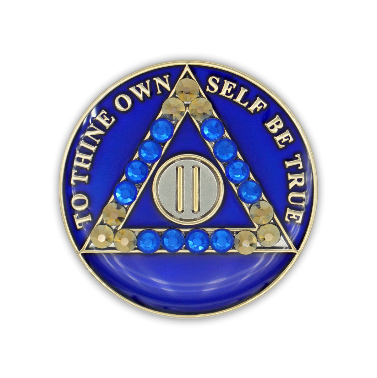 Crystallized Blue Triplate AA Chip - 2 Years