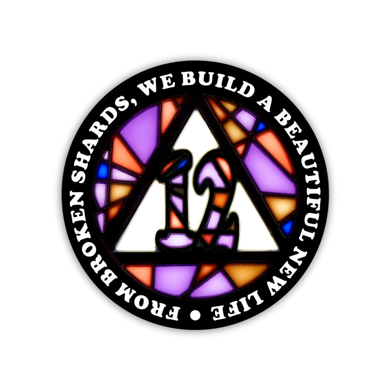 Stained Glass Anniversary AA Coins