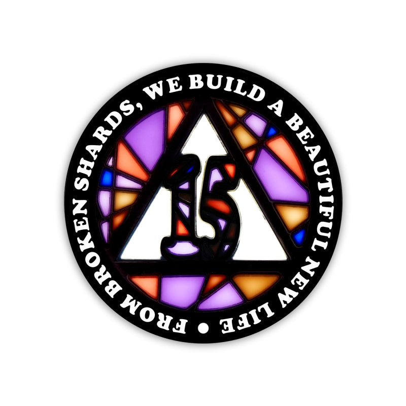 Stained Glass Anniversary AA Coins