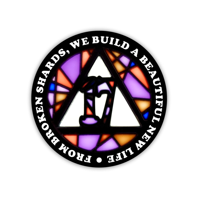 Stained Glass Anniversary AA Coins