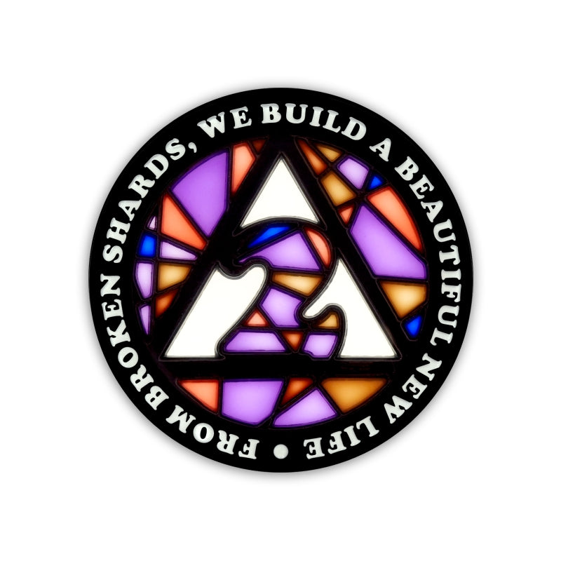 Stained Glass Anniversary AA Coins