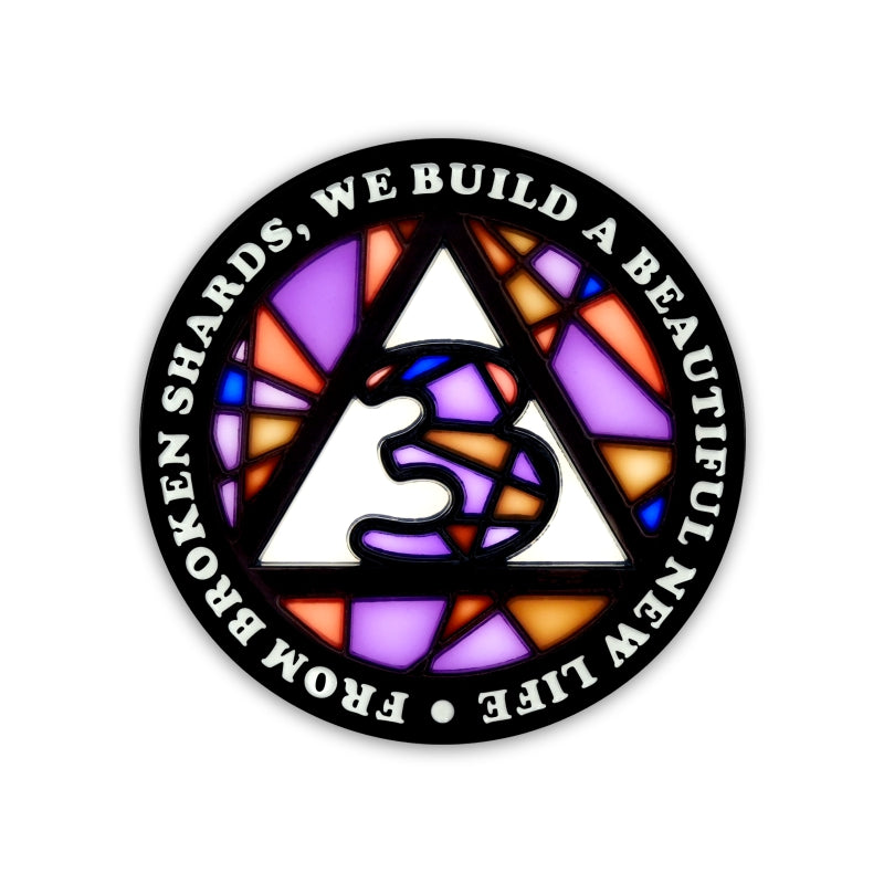 Stained Glass Anniversary AA Coins