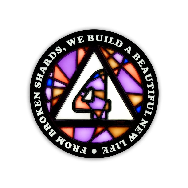 Stained Glass Anniversary AA Coins