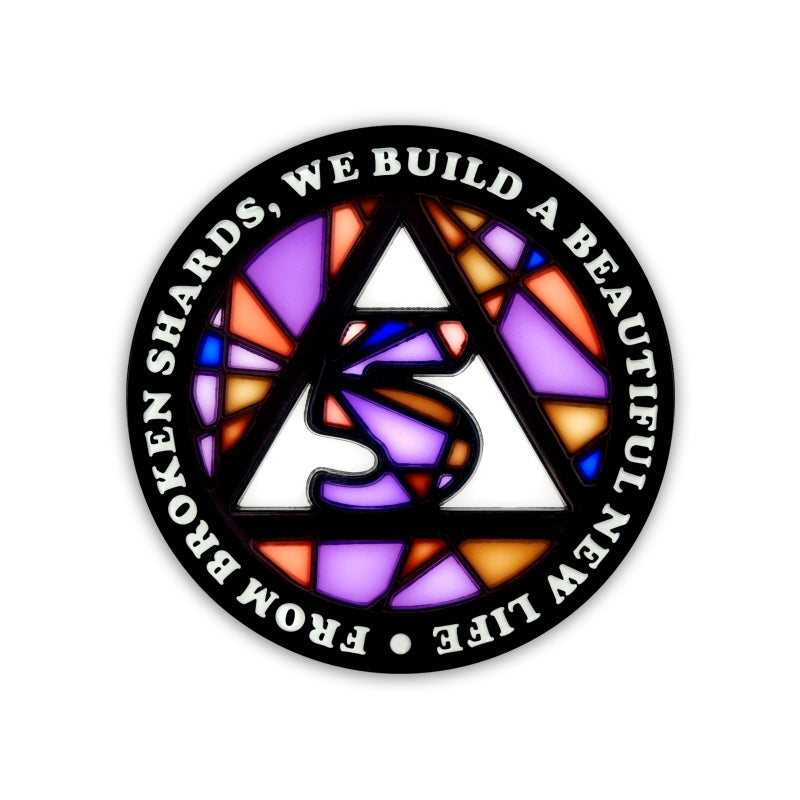 Stained Glass Anniversary AA Coins