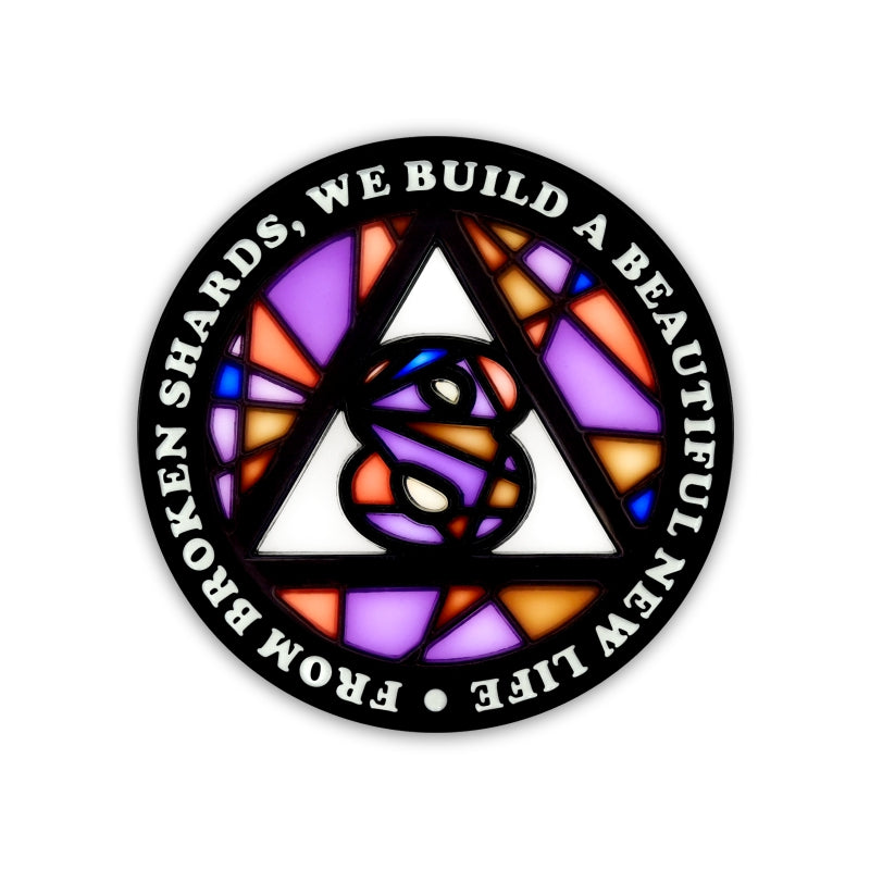 Stained Glass Anniversary AA Coins