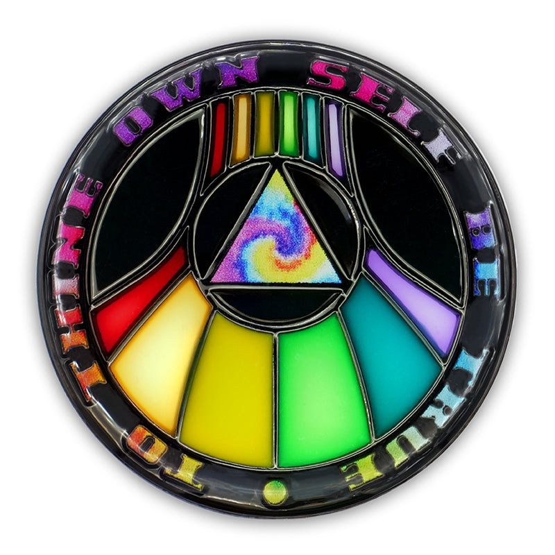 Rainbow Recovery | Stained Glass AA Coin