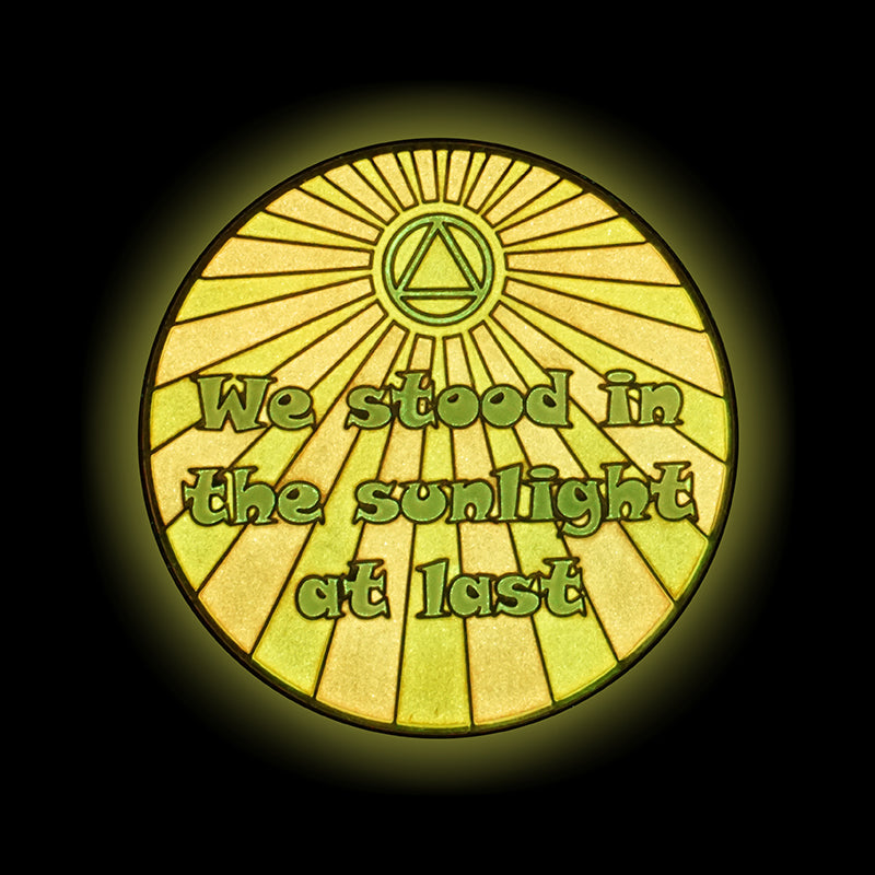 Sunlight Of The Spirit Affirmation Coin