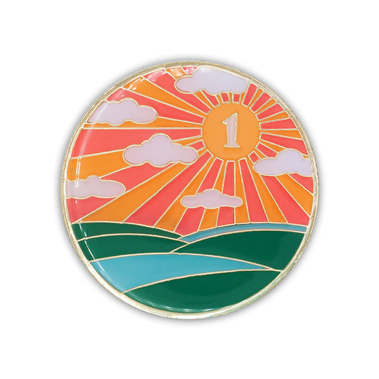 Sunlight of the Spirit AA Coin | Glow in the Dark