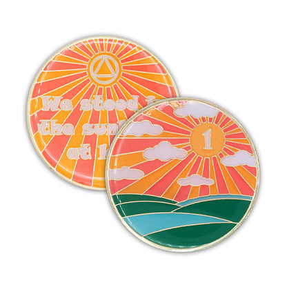 Sunlight of the Spirit AA Coin | Glow in the Dark