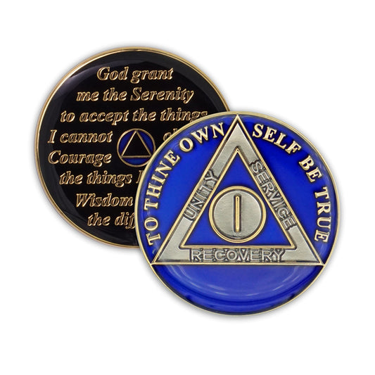 Blue Triplate AA Coins