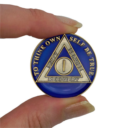 Blue Triplate AA Coins