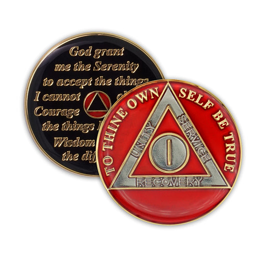Red Triplate AA Coins