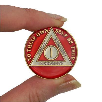 Red Triplate AA Coins