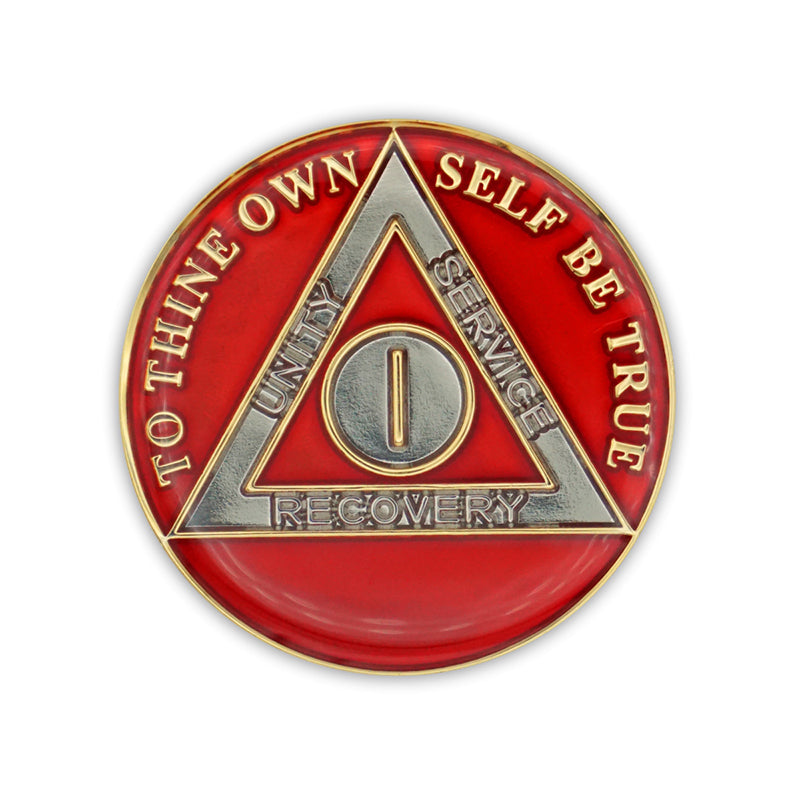 Red Triplate AA Coins