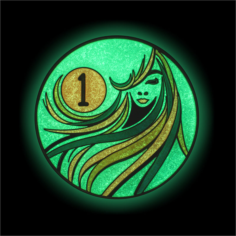 Sober Woman AA Coin | Glow in the Dark