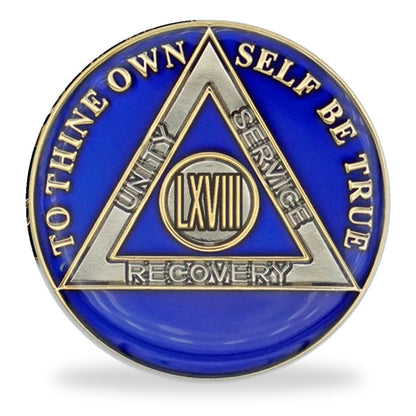 Blue Triplate AA Coins
