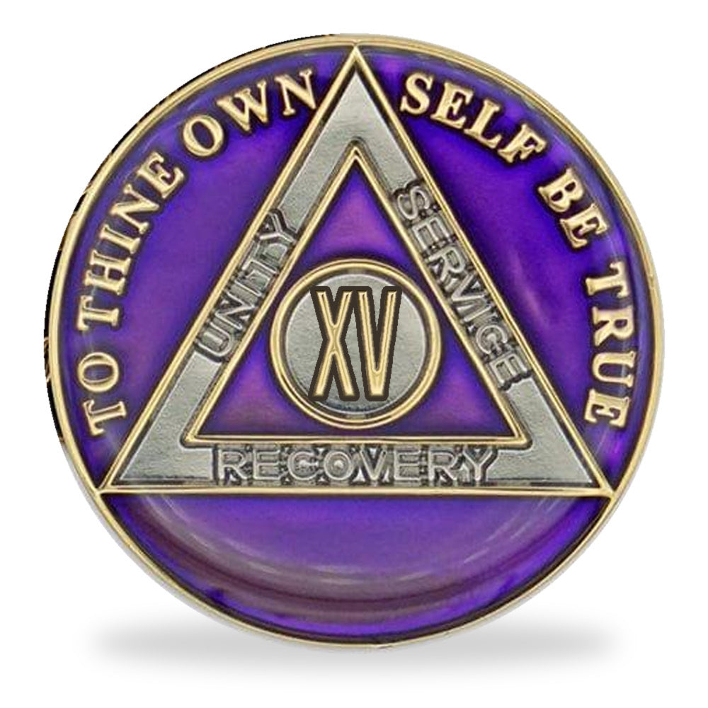 Purple Triplate AA Chips