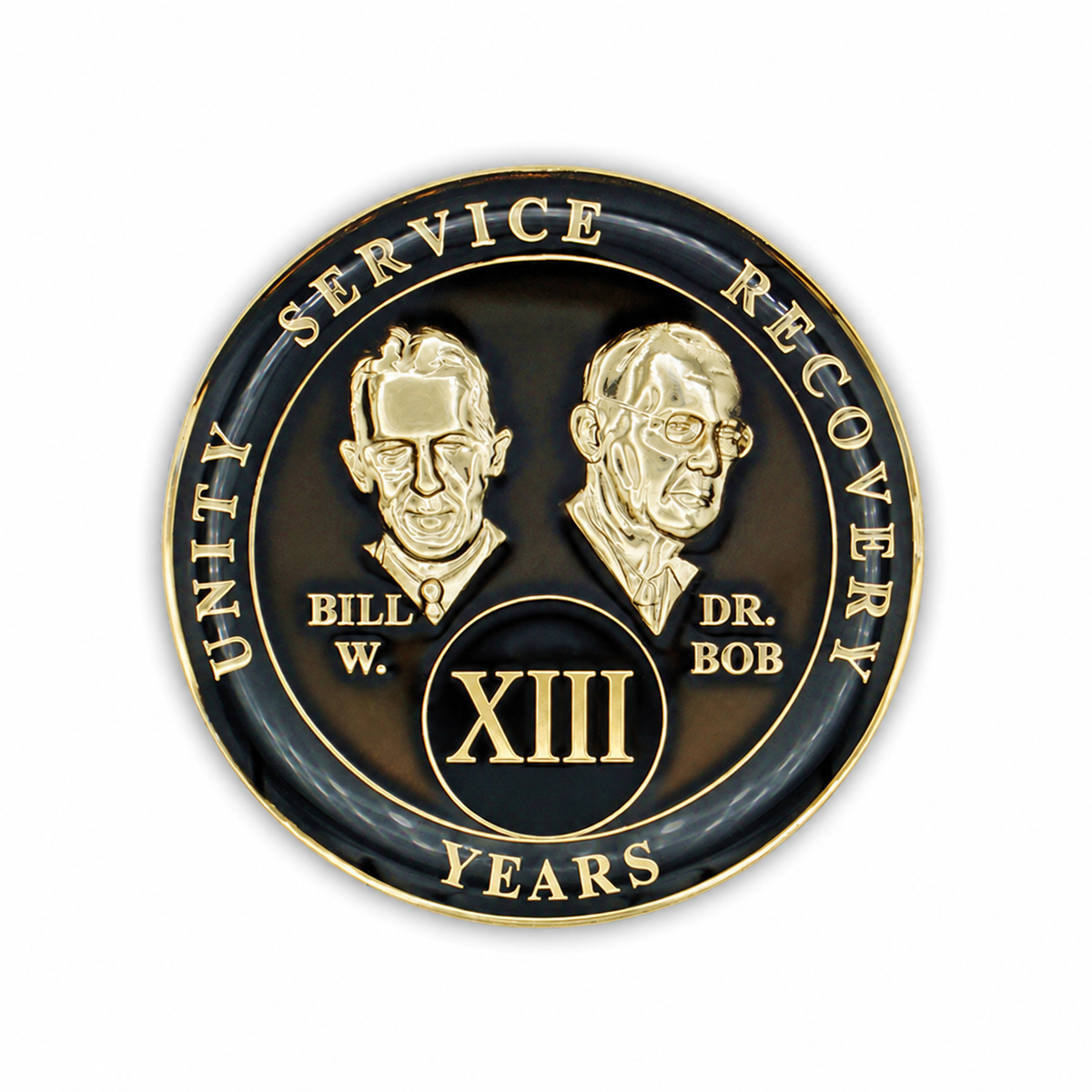 Black Founders Triplate AA Chips - 13 Years - front