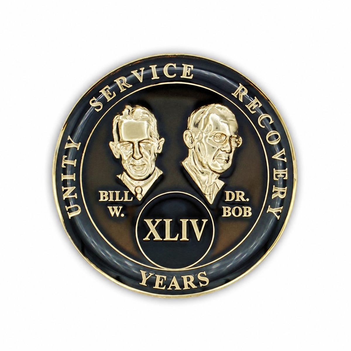 Black Founders Triplate AA Chips - 44 Years - front