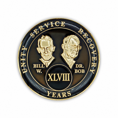 Black Founders Triplate AA Chips - 48 Years - front