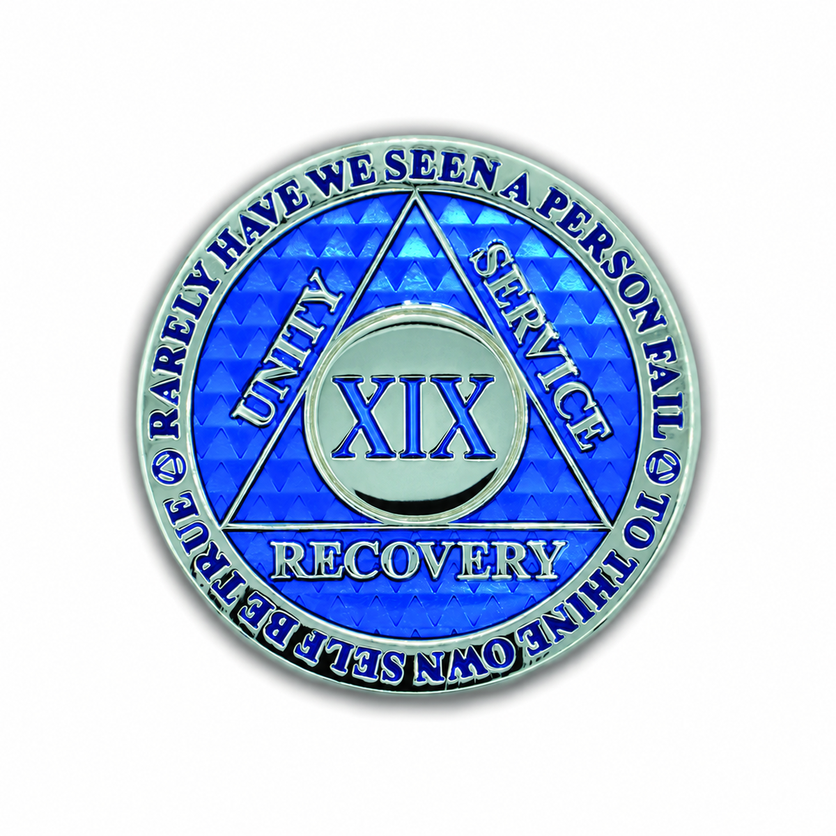 Blue Legacy Triplate AA Chip — 19 Years