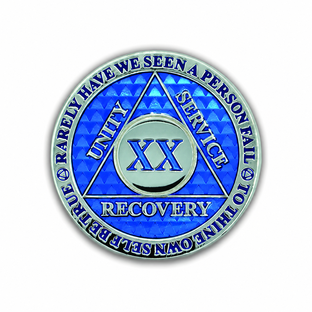 Blue Legacy Triplate AA Chip — 20 Years