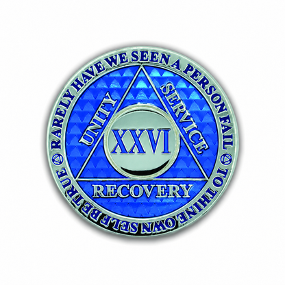Blue Legacy Triplate AA Chip - 26 Years