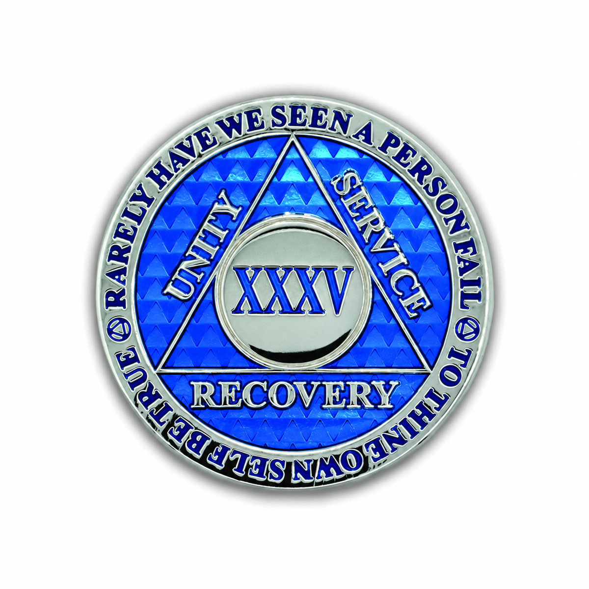 Blue Legacy Triplate AA 35 Years front
