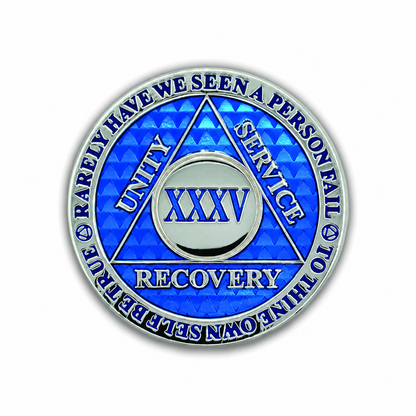 Blue Legacy Triplate AA 35 Years front