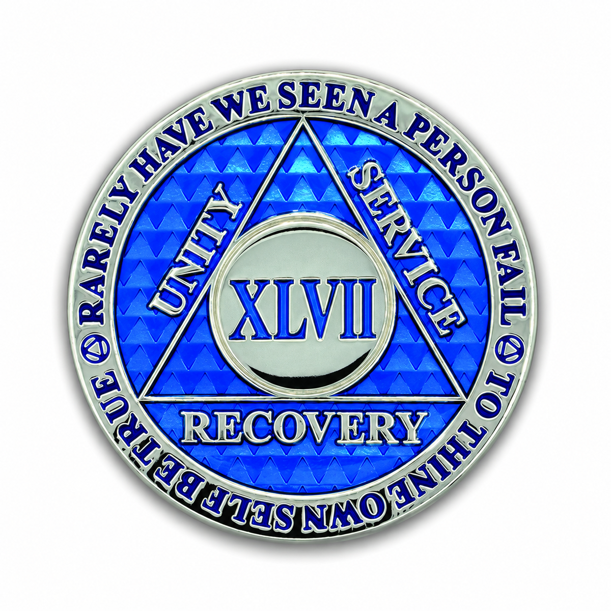 Blue Legacy Triplate AA Chip – 47 Years