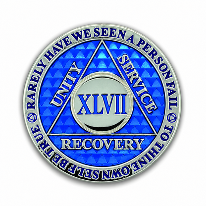 Blue Legacy Triplate AA Chip – 47 Years