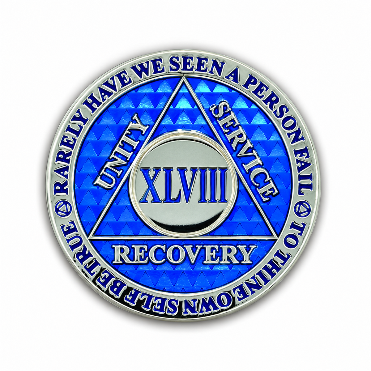 Blue Legacy Triplate AA Chip – 48 Years