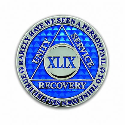 Blue Legacy Triplate AA Chip – 49 Years